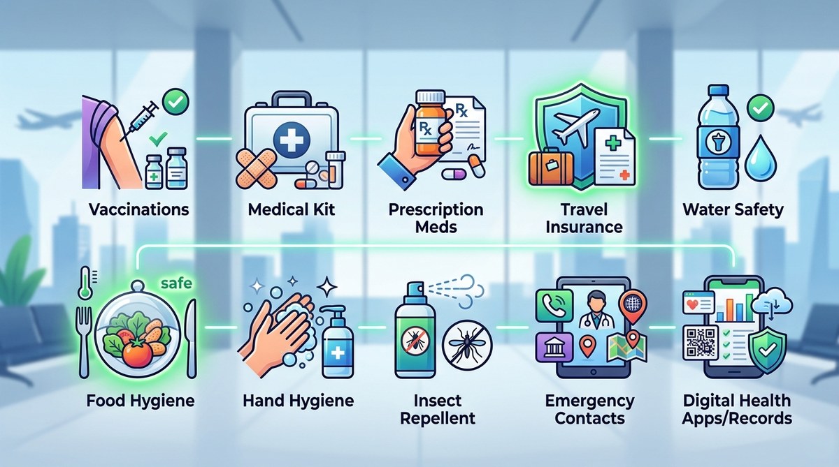 10 Essential Health Security Measures for International Travelers