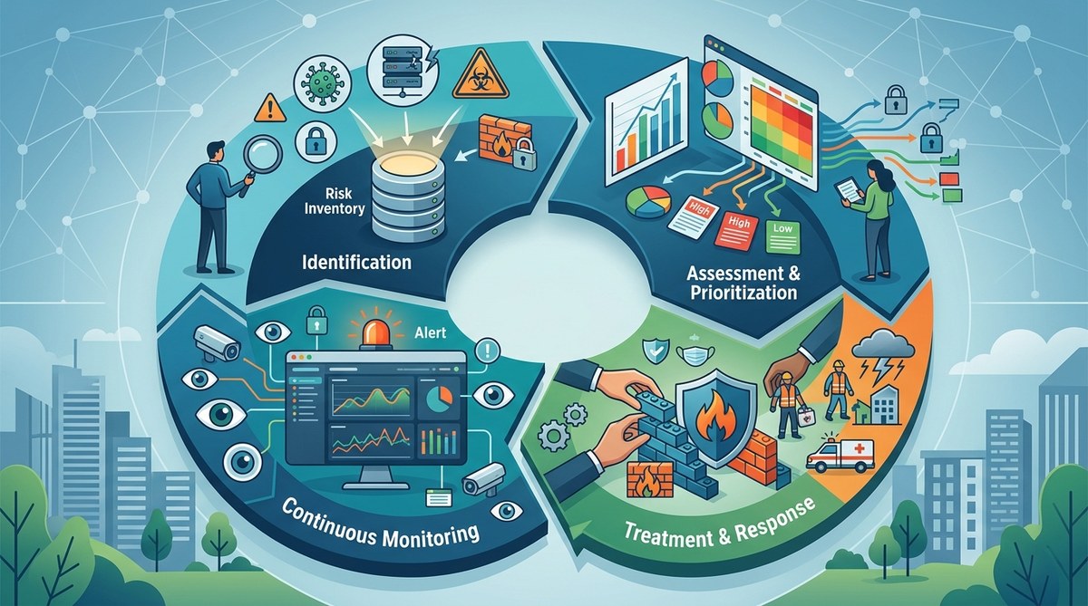 The Risk Management Lifecycle: From Identification to Continuous Monitoring