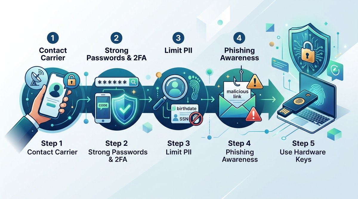 5 Steps to Stop SIM Swapping Attacks Before They Hijack Your Identity